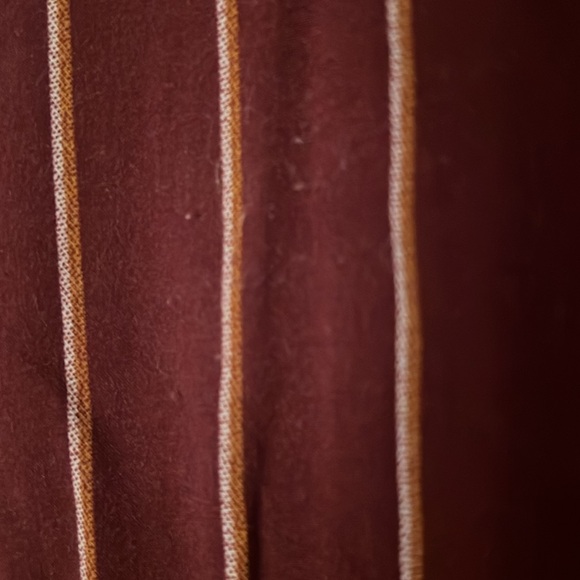 Old Navy Burgundy striped dresss - Picture 7 of 7